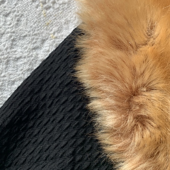 💋🔥NWT Vintage Tracy Reese New York Faux Fur Jacket Top 4 - Picture 16 of 16